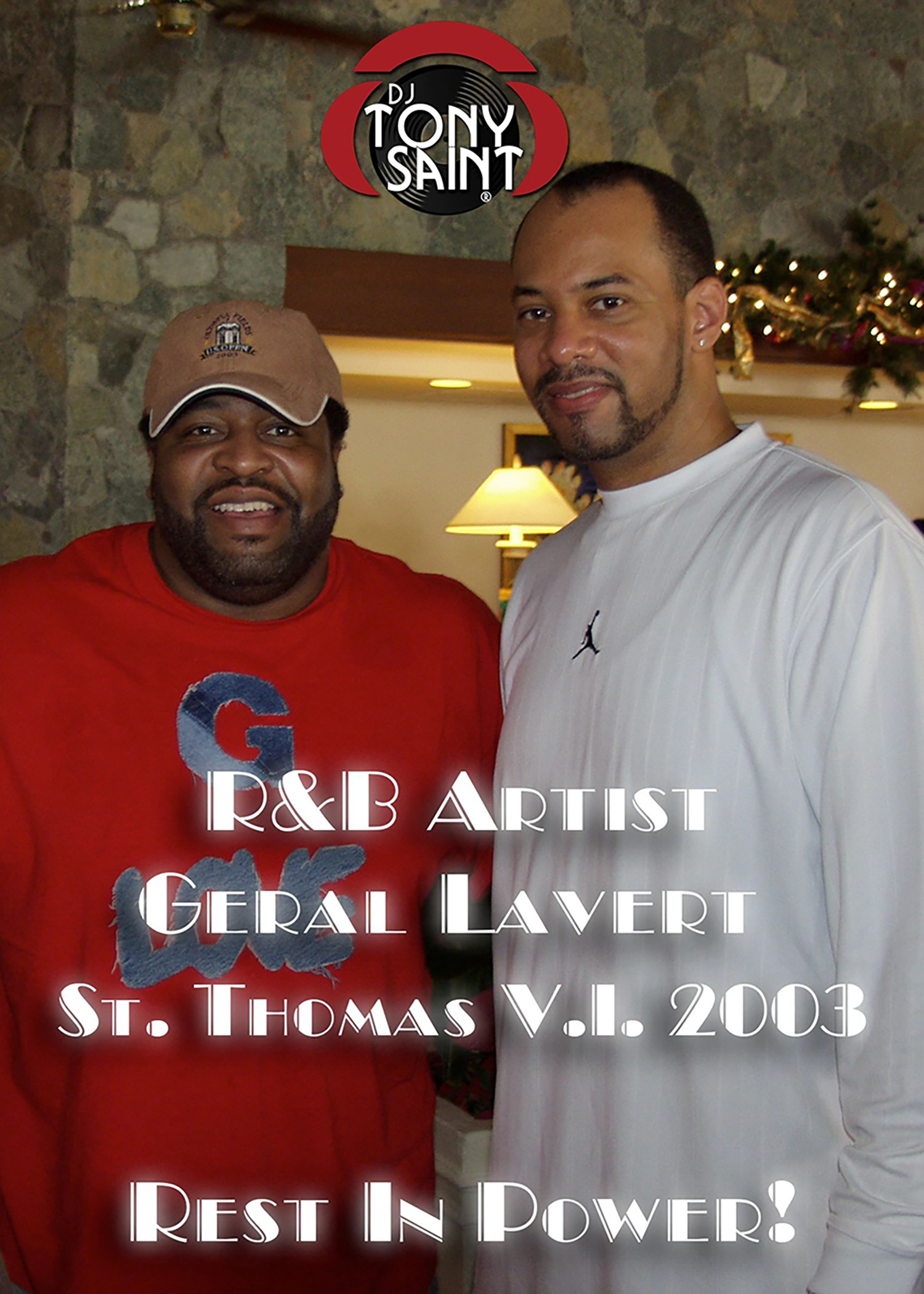 With Gerald Levert