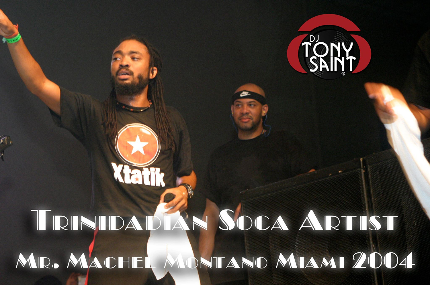 With Machel Montano